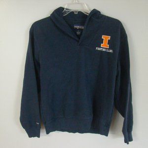 University of Illinois Fighting Illini hoodie, medium, jansport, Blue, Pull Over